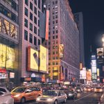 Street in New York City at Night