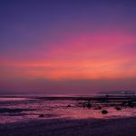 Dawn at Pasir Ris Beach Low Tide