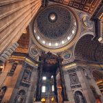 St Peter's Dome in Vatican City Rome Italy
